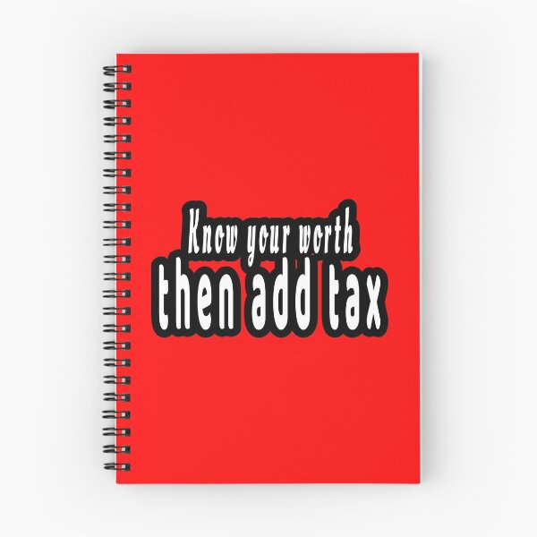 Item preview, Know your worth thena add tex funny accounting quote designed and sold by clewzo.