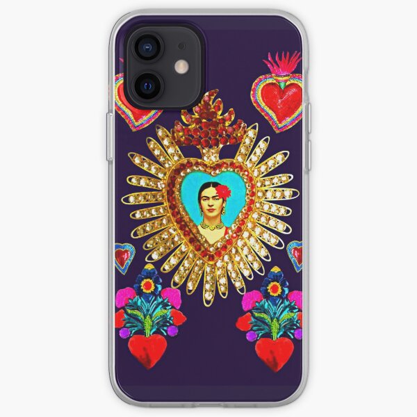 Frida Tin Hearts Mexican Shrine iPhone Soft Case