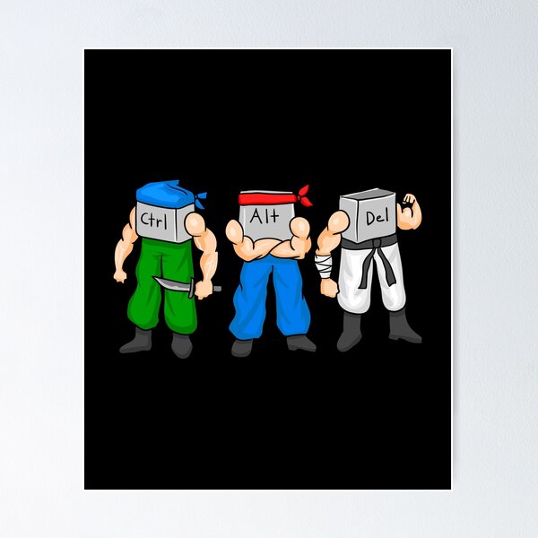 Item preview, Funny IT Computer Programmer Developer Graphic Designer Graphic Artist Ctrl Alt Del designed and sold by VollLaser.
