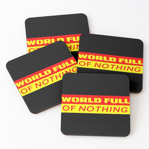 Item preview, World Full of Nothing designed and sold by DepecheRecoil.