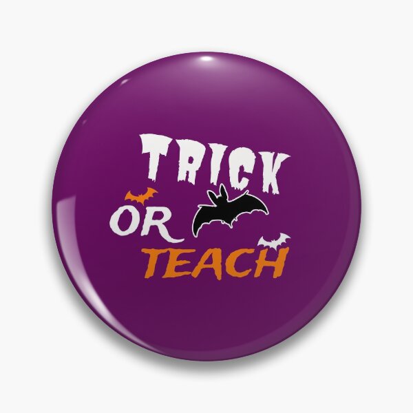 Item preview, Trick or Teach designed and sold by SharpThreadZ.