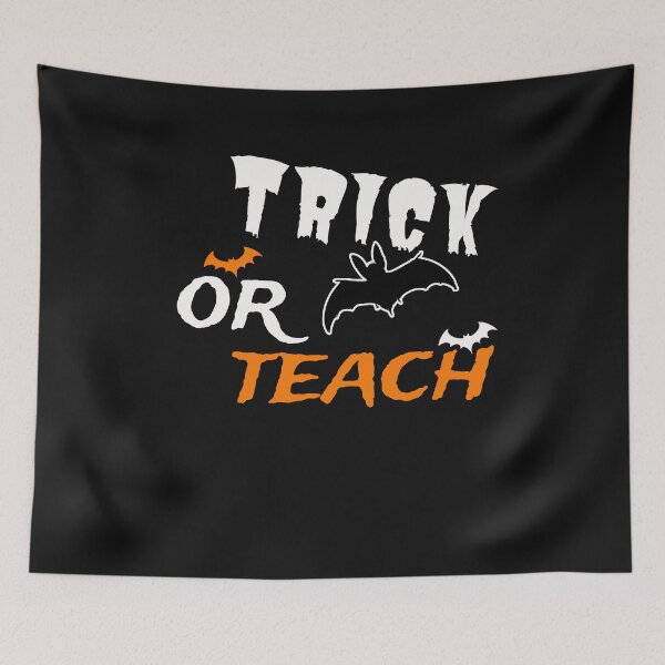 Item preview, Trick or Teach designed and sold by SharpThreadZ.