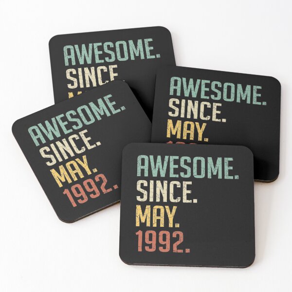 Item preview, Awesome Since May 1992 29th Birthday Gift 29 Years Old Vintage May 1992 designed and sold by Takatv.