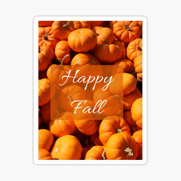 Happy Fall Sticker