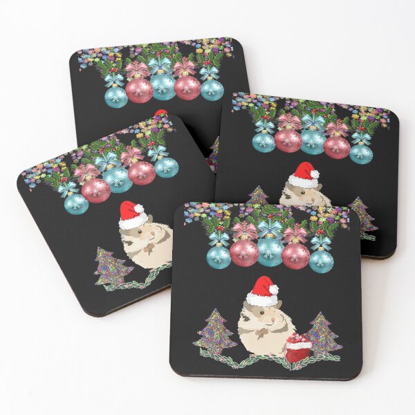 Item preview, Cute Hamster Santa T-Shirt Funny Ugly Christmas Gift designed and sold by ZhenKangFang.