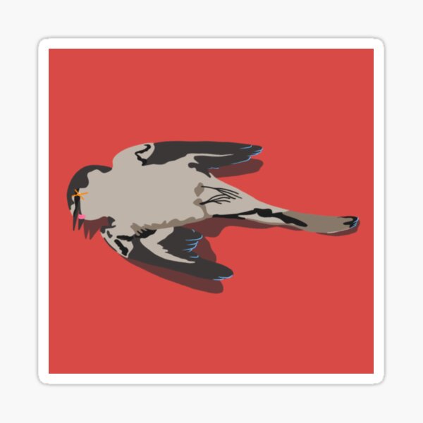 Dead Bird Sticker