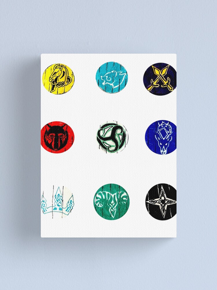 Alternate view of Holds of Skyrim Canvas Print
