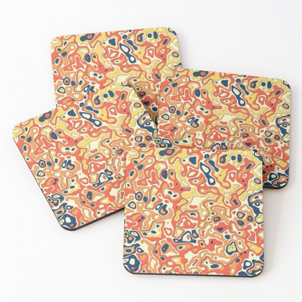 Item preview, minimal contour pattern designed and sold by NuAgeStudio.