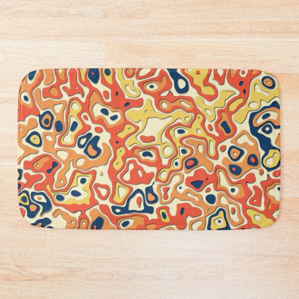 Item preview, minimal contour pattern designed and sold by NuAgeStudio.