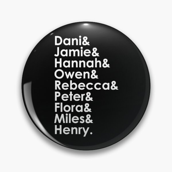 Item preview, Character Names (White) - THOBM designed and sold by Queerdelion.