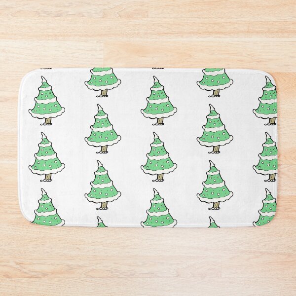 Item preview, snowy cartoon christmas tree designed and sold by charlyjovic.