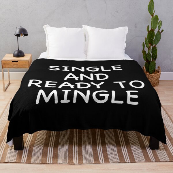 Item preview, Single and ready to mingle designed and sold by popculturechick.
