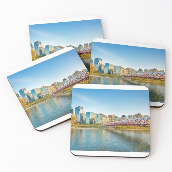 Item preview, Downtown Calgary and Peace Bridge designed and sold by antonium.