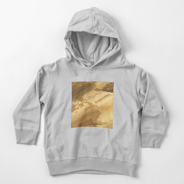 Abstract Acrylic Brown And Tan Toddler Pullover Hoodie