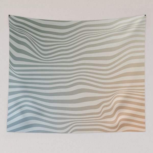 Item preview, minimal wavy pattern designed and sold by NuAgeStudio.