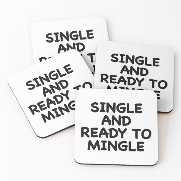 Item preview, Single and ready to mingle designed and sold by popculturechick.