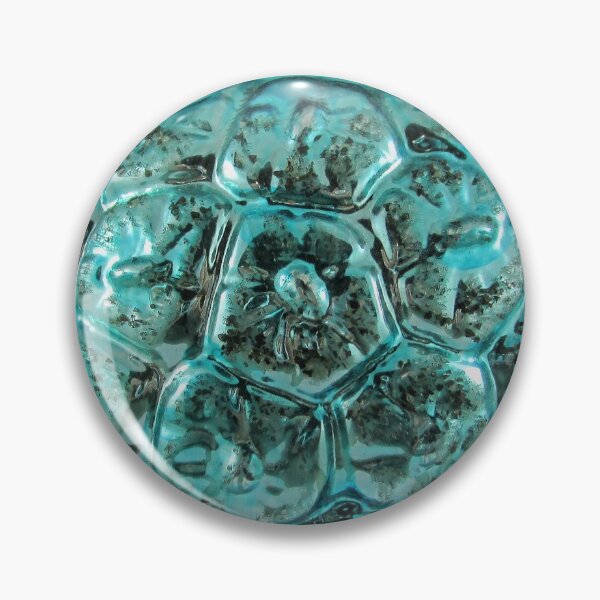 Item preview, Alien Skin - Vintage Mercury Art Glass - Aqua Blue Teal - Christmas Ornament designed and sold by 26-Characters.