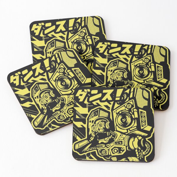 Item preview, Boom Bot Mono Yellow designed and sold by wuhu.