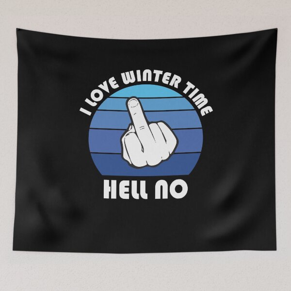 Item preview, GO TO HELL WINTER - I DONT LIKE WINTER TIME designed and sold by d1mology.