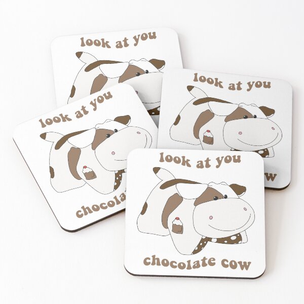Item preview, chocolate cow pillow pet  designed and sold by Finn Spoonsdub.