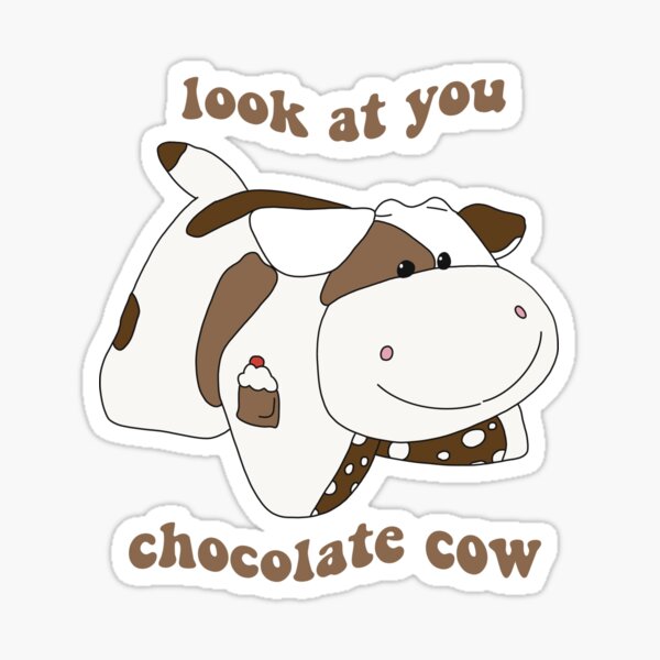 chocolate cow pillow pet \