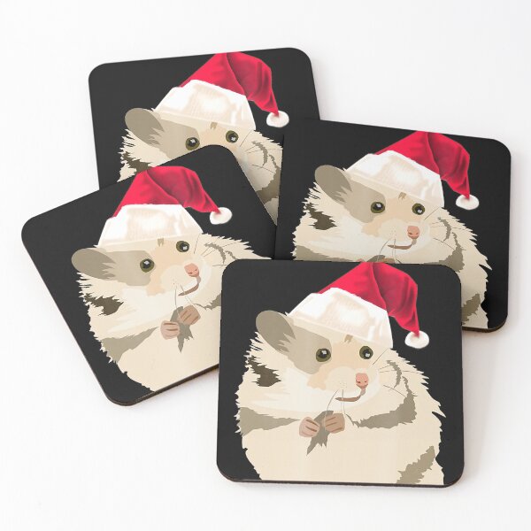 Item preview, Hamster w Santa Hat  Christmas Shirt for Hamster Lovers designed and sold by LenaEhrlichmann.