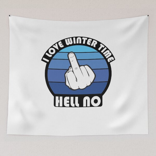 Item preview, GO TO HELL WINTER - I DONT LIKE WINTER TIME designed and sold by d1mology.