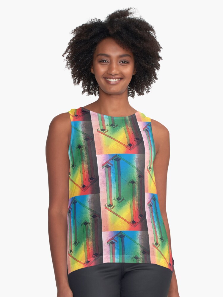 Item preview, Sleeveless Top designed and sold by DAVIDLIBERTY.