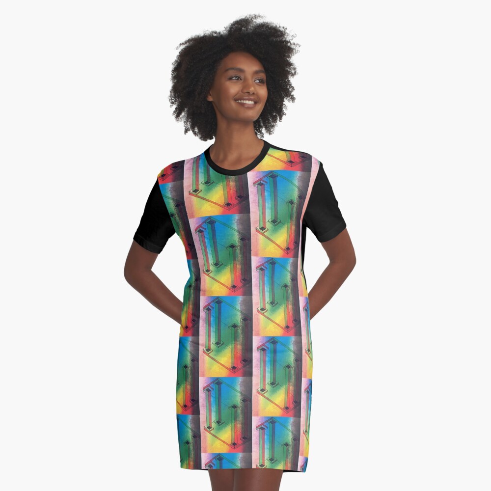 Item preview, Graphic T-Shirt Dress designed and sold by DAVIDLIBERTY.