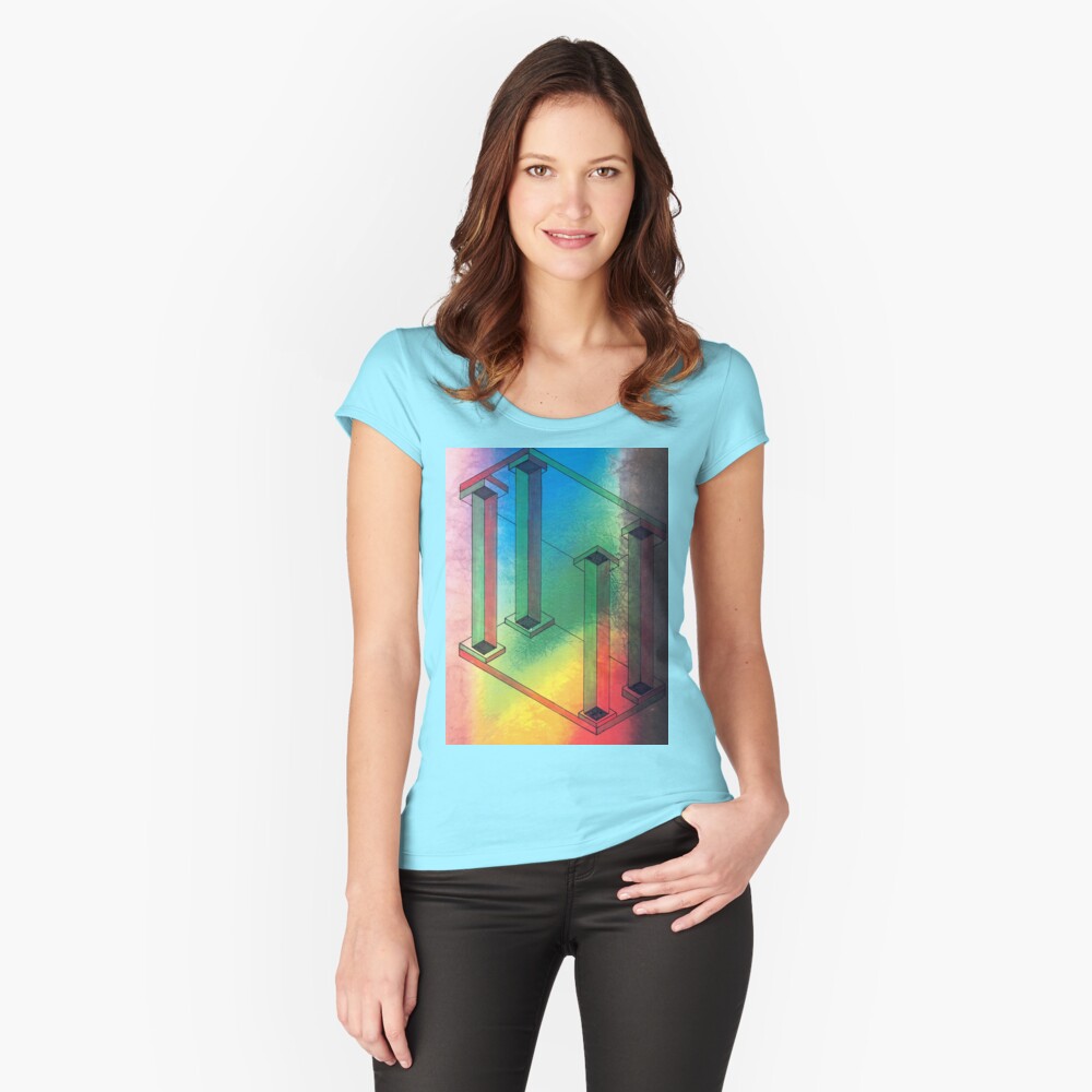 Item preview, Fitted Scoop T-Shirt designed and sold by DAVIDLIBERTY.