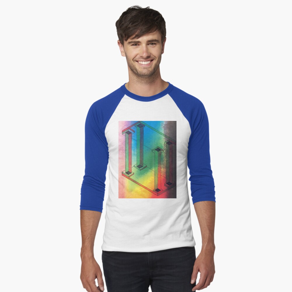 Item preview, Baseball ¾ Sleeve T-Shirt designed and sold by DAVIDLIBERTY.