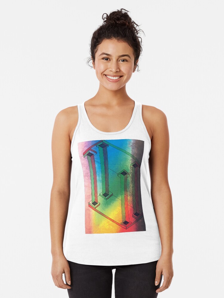 Thumbnail 1 of 3, Racerback Tank Top, SKINSHELF designed and sold by DAVIDLIBERTY.