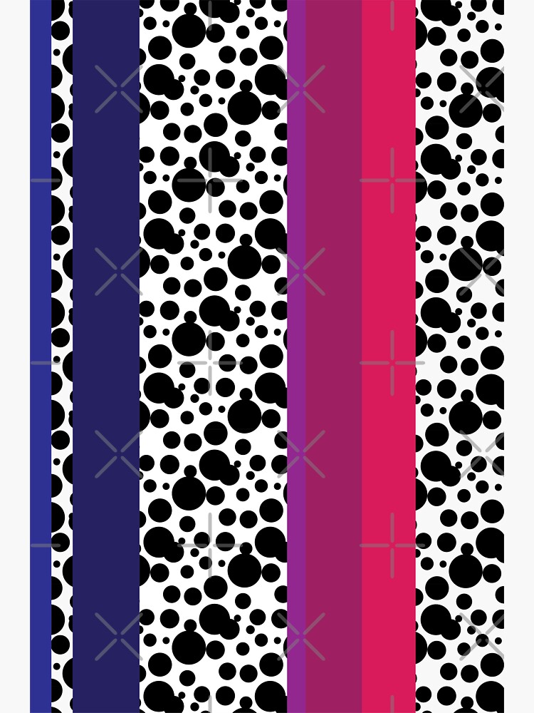 "Bubbles and Blocks" Sticker by Crystaldaniw Redbubble