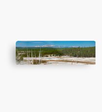 Yellowstone Panorama 3 Metal Print