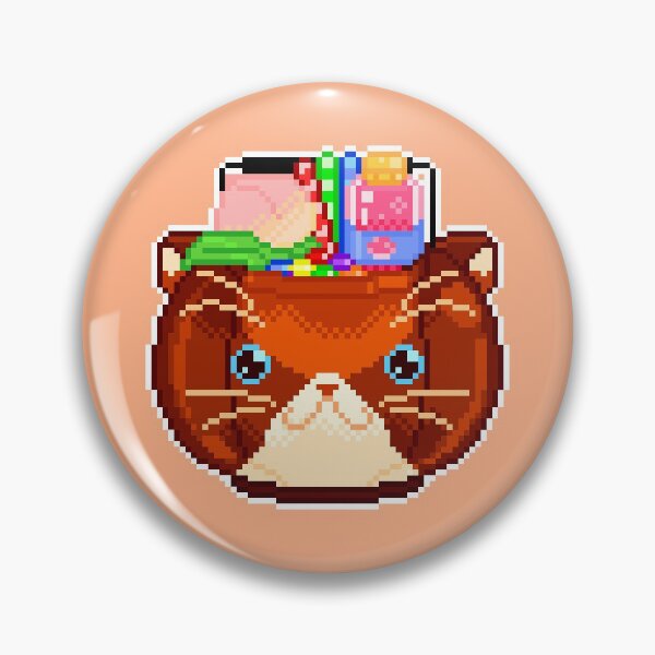 Item preview, Pixel Strawberry Cat Candy Pail designed and sold by ShadedPenumbra.