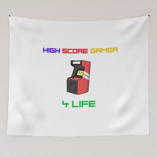 Item preview, High score gamer 4 life arcade designed and sold by jrenderos.