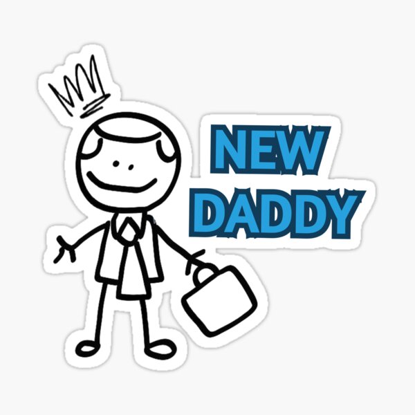 new daddy Sticker