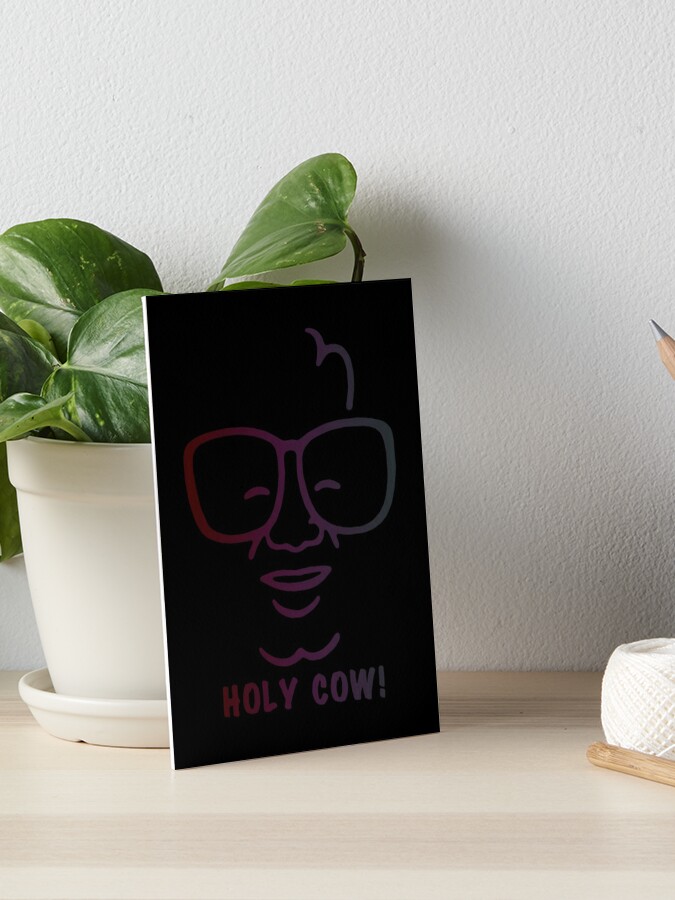 Harry Caray holy Cow Print 