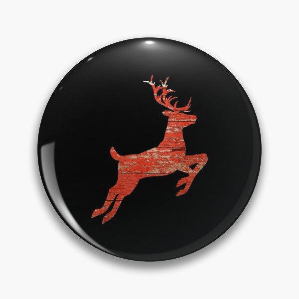 Item preview, RED BARN DOOR BUCK DEER GALLOPING CHRISTMAS T-Shirt designed and sold by LenaEhrlichmann.