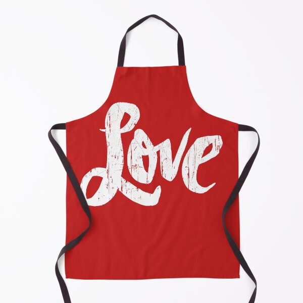 Item preview, Hippie Love Lettering - Modern Distressed Calligraphy for Valentine - Red White designed and sold by 26-Characters.
