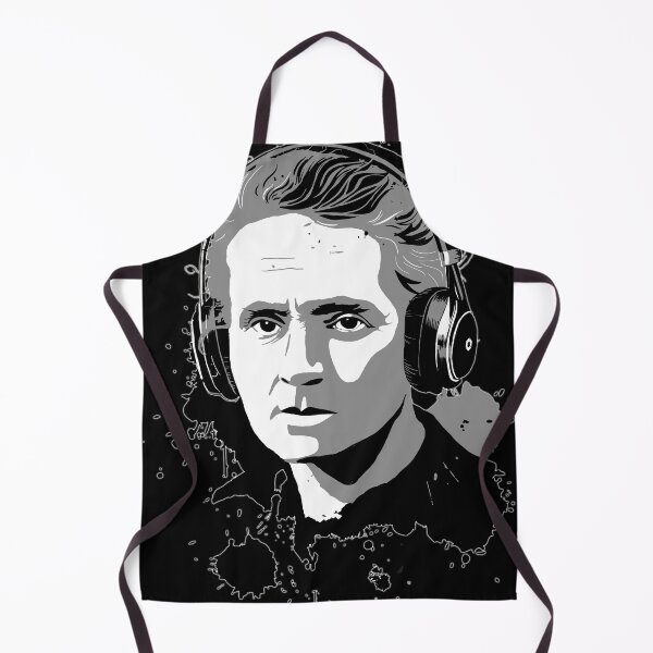 Item preview, Cool Marie Curie with headphones designed and sold by Daniel Lomelí.