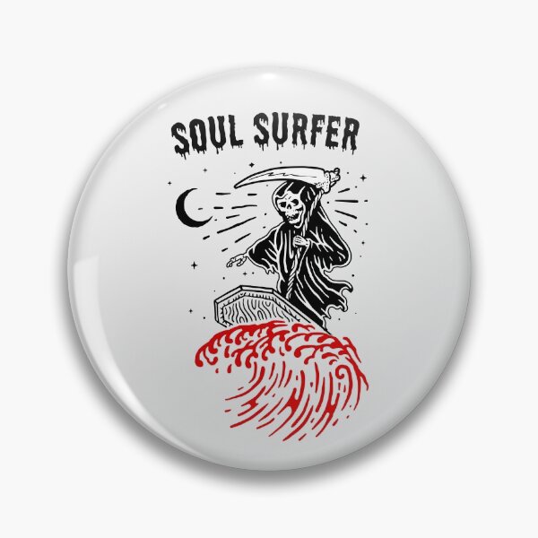 Item preview, Soul Surfer Funny Grim Reaper designed and sold by strangeology.