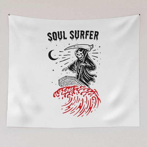 Item preview, Soul Surfer Funny Grim Reaper designed and sold by strangeology.