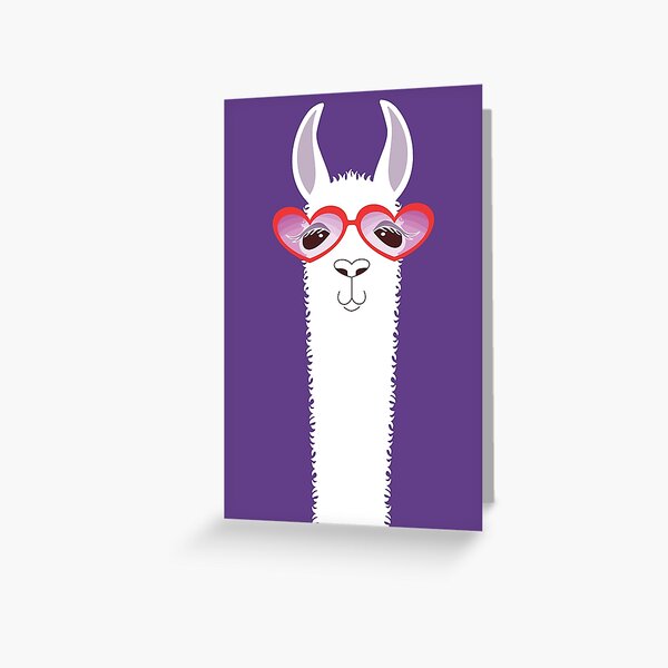 SUMMERTIME LLAMA #1 Greeting Card