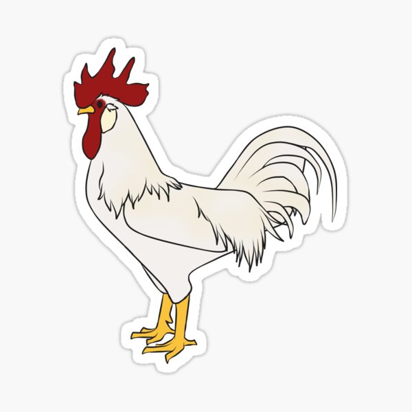 Item preview, White Leghorn Rooster designed and sold by Clucky-Designs.