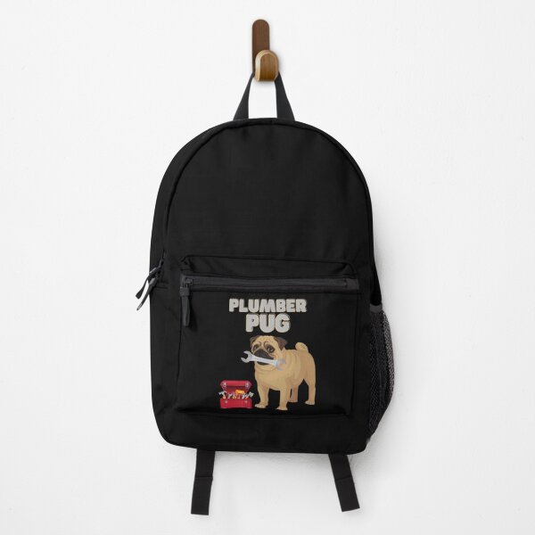 Item preview, Plumber Pug, pug, cute, dog, funny, puppy, pugs, dogs, animal, adorable, kawaii, pet, animals, dog lover, food, love, bulldog, cool, husky, meme, designed and sold by bimmer325.