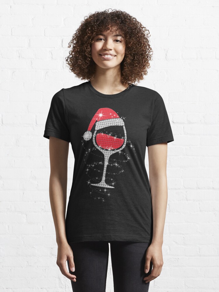 Discover Verres À Vin Bonnet De Noël Drôle T-Shirt