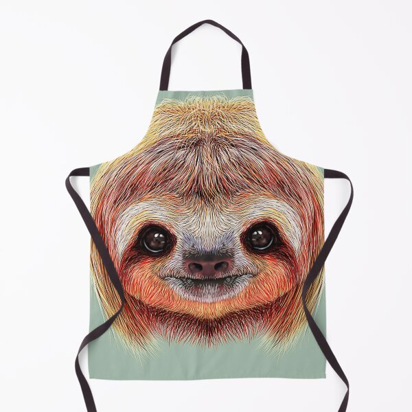 Item preview, Sloth Fun Face Slowly Lover Funny Face Pet Portrait Cute Puppy Animals Gifts Safe Face protection covering Men Women designed and sold by Dolphin Graphic.