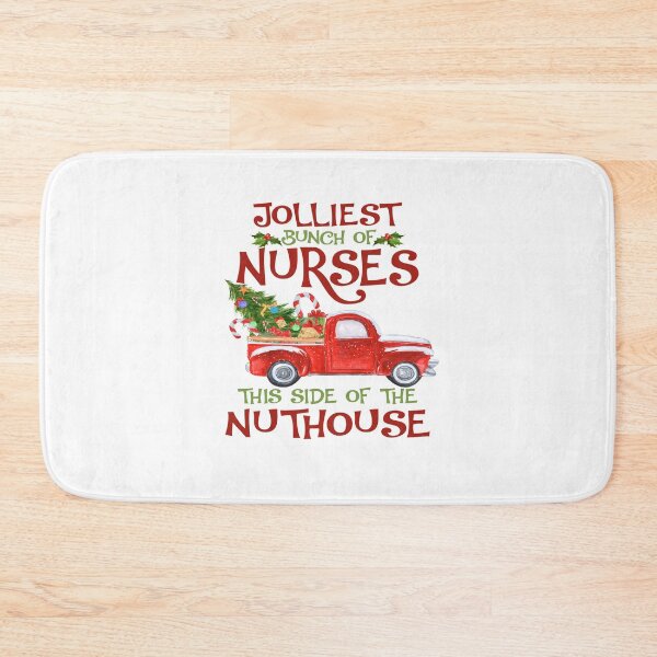 Item preview, Jolliest Bunch of Nurses This Side of the Nuthouse Funny Christmas designed and sold by me2atee.