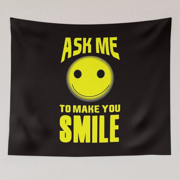 Item preview, Ask Me To Make You Smile - Cute Smiley Icon Gift Trend Ideas designed and sold by leo121687.